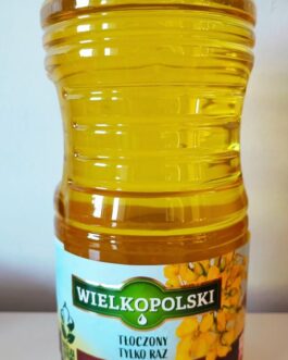 Olej rzepakowy tłoczony tylko raz 3l Wielkopolski